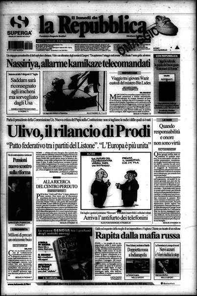 Il lunedì de La repubblica